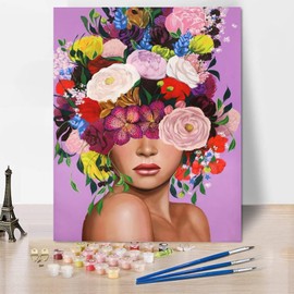 AOUZOVLI Paint by Numbers Adult Paint by Numbers Adults Women Paint by Numbers Adult Paint by Numbers 40 x 50 cm Painting Set for Women