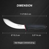 HALSENX Professional 6 Inch Skinning Knife - Non-Slip SoftGrip Handle