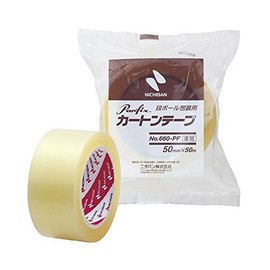 Nichiban Cartape No.660PF Transparent 50mm x 50m 660PF50