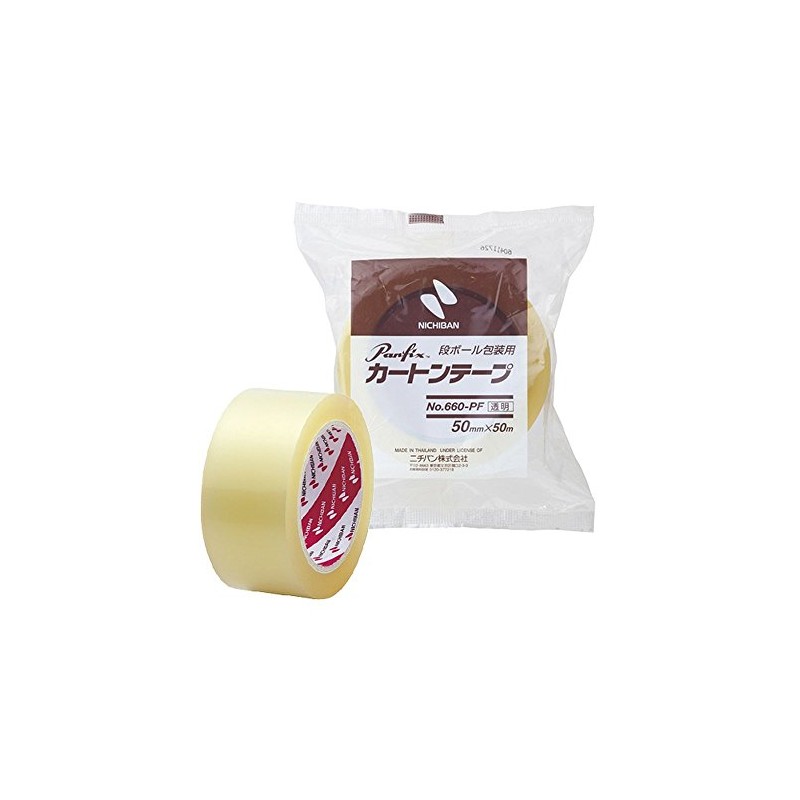Nichiban Cartape No.660PF Transparent 50mm x 50m 660PF50