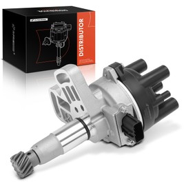 A-Premium Ignition Distributor with Cap and Rotor Compatible with Mazda MPV 1991-1994, B2600 1990-1993, 2.6L