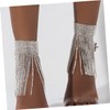 SHOWERORO Anklet for Women Wedding Bride Anklet Tassel Fashion Foot