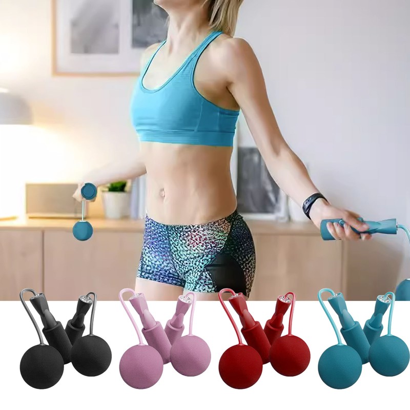 6.5cm Cordless Jump Rope with Heavy Ball Dual Bearing Silent