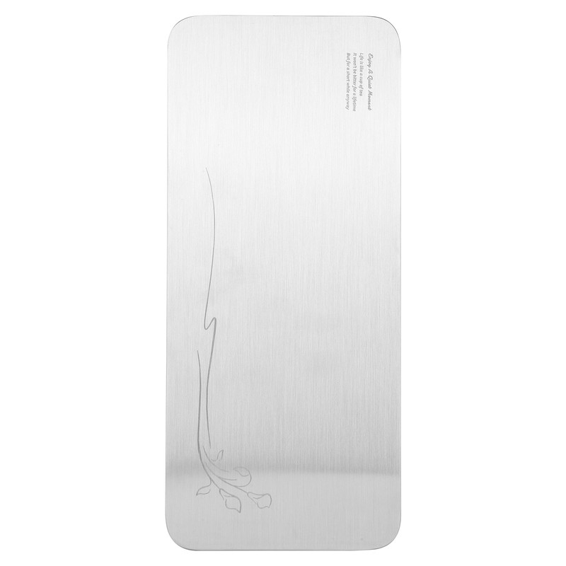 304 Stainless Steel Rectangle Sushi Plate Snacks Fruit Desserts Tray