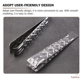 Mikinona 12pcs Fish Bone Tweezers Food Grade Stainless Steel Professional Chicken Tweezers