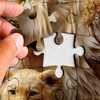 Aesthetic Lion Animal Puzzles for Adults 1000 Pieces, Unique Wildlife