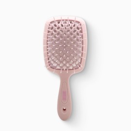 MONCHO MORENO Magic Unraveller Pink, Detangling Brush without Pulling, Comb Against Pulling, Smooth and Curly Hair, Straightening Brush, Anti-Burst