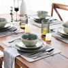 AmorArc Ceramic Dinnerware Sets for 6, 18 Pieces Handpainted Plates