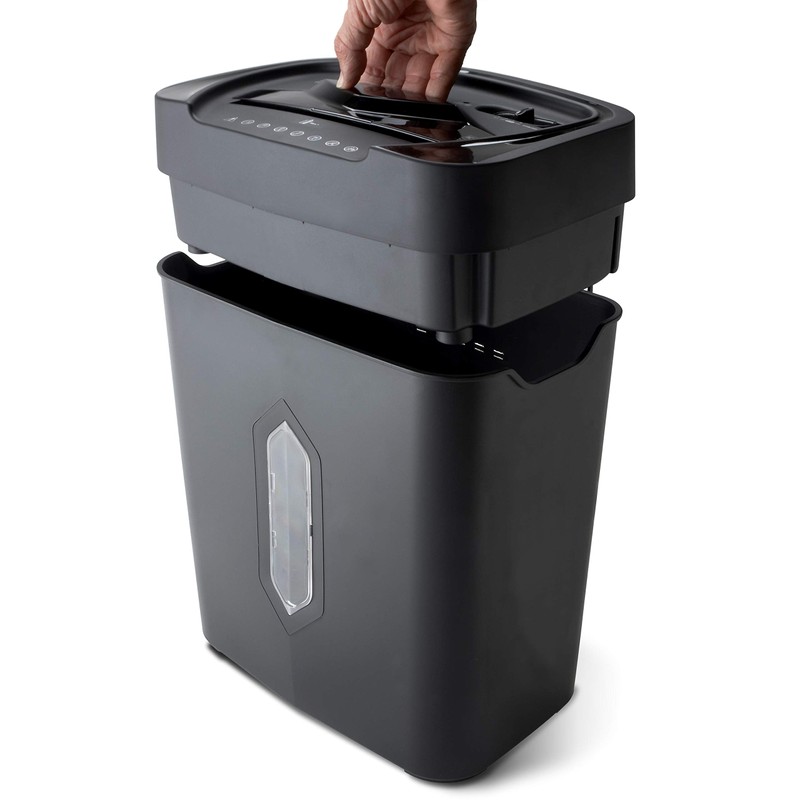 Aurora 12-Sheet Crosscut Paper and Credit Card Shredder with 5.2