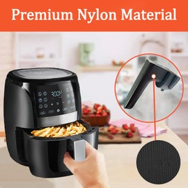 Nvkwca Air Fryer Replacement Handle for Gourmia GAF556 5QT Air Fryer, Upgraded Air Fryer Handle for 5QT Gourmia Air Fryer, Ergonomic Design, High Temperature Resistance, Dishwasher Safe