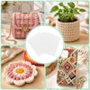 6 Pcs 14 Count White Plastic Mesh Canvas Sheets, 11x8.2