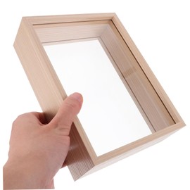 AOKWAWALIY Boxes, Desktop Photo Frame, Plant Specimen Frame, Photo Shadow Box, Pressed Flower Frame, Dried Flower Display Frame, Plant Sample Frame, Pressed Flower Frame, DIY Discs