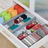 Ruichang Bamboo Kitchen Drawer Divider 4 Pack,17-22" Adjustable Utensil Drawer