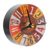 SHOWERORO Retro Fridge Magnets Creative Clock Stickers Vintage Wall Clock