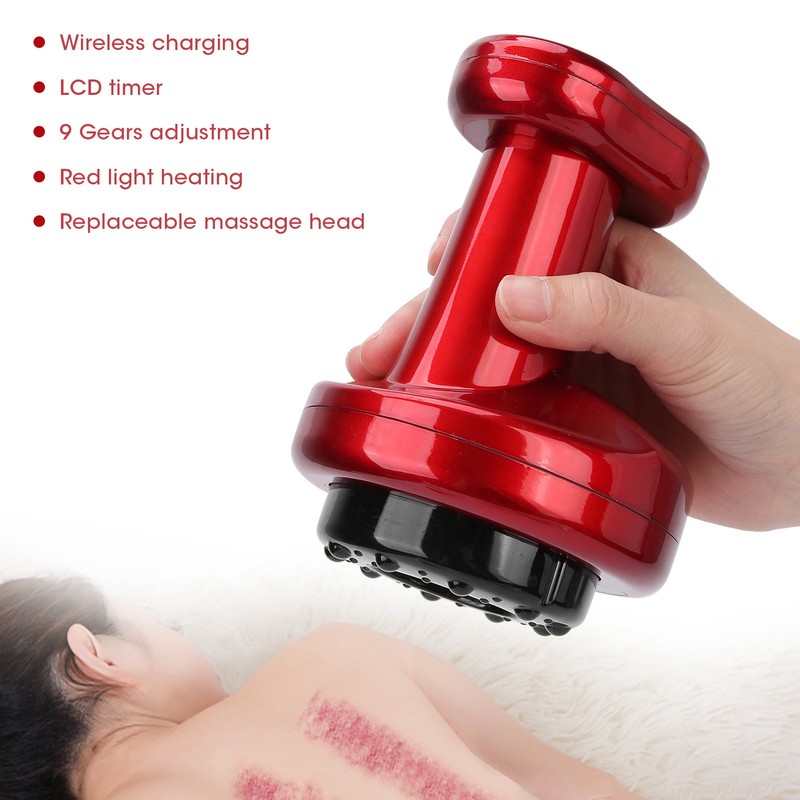 Rechargeable Electric Body Scraping Machine Negative Pressure 9 Gears Cupping
