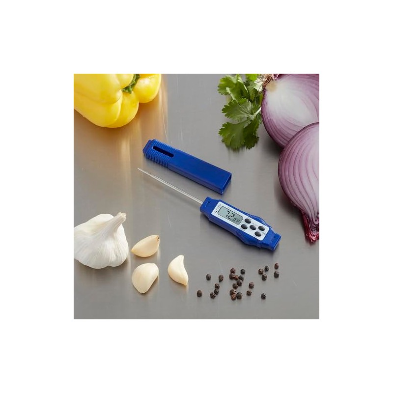 Taylor 9877FDA - Termómetro digital compacto e impermeable para alimentos,