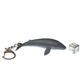Miniblings Blue Whale Key Ring Pendant Ocean Sea Animal Whale Whale Grey