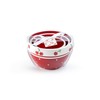 Gracie China Shop Red Cherry 3-Piece Hand Painted Mixing Bowl