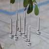 YIEUR 40 x Christmas Tree Decorations Icicle Ice Drop Pendants
