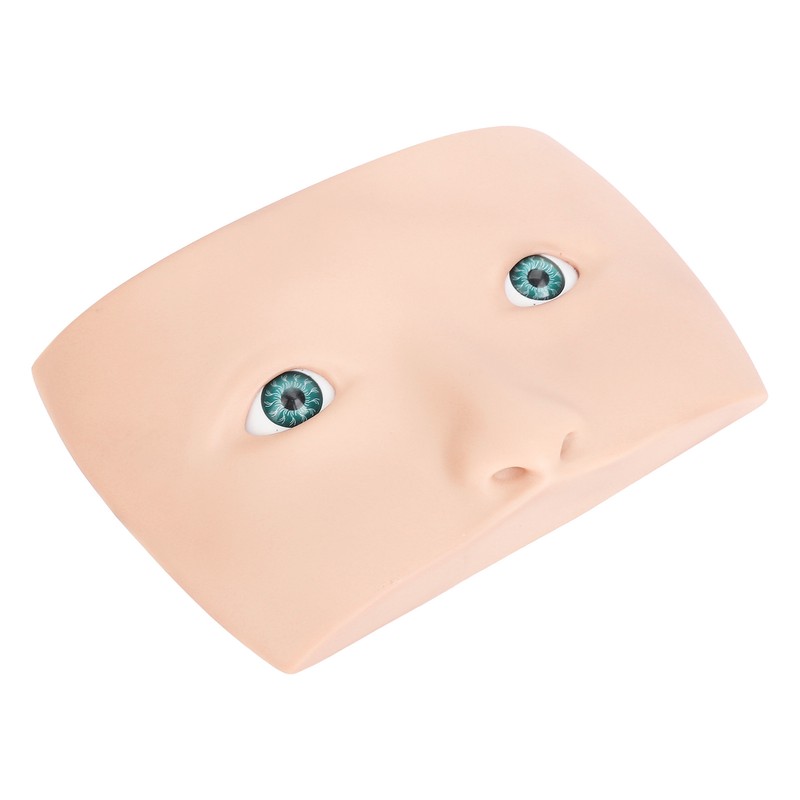 Makeup Practice Face Board 3D Realistic Eye Painting Practice Plastic