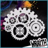 Wraith SprayWorks Gear Builder #3 - Reusable Airbrush Stencil Template