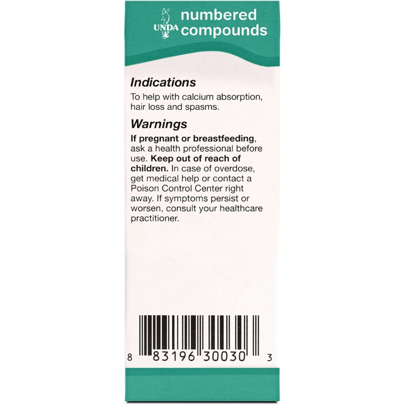 UNDA 1000 Numbered Compounds | Homeopathic Preparation | 0.7 fl.