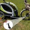 0XBIT Bicycle Trailer, 2 Pieces Bicycle Towing Hitch Bicycle Trailer
