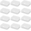 Rectangular Clear Plastic Organizer Storage Box Containers,Small Containers, Small Plastic