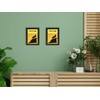 ReqiHome 4 Packs,Theatre bill Frame with Real Glass,Black Theatre Frame,Holds