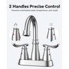 Hiqufet Bathroom Faucets, 4 Inch Centerset Faucet for Bathroom Sink