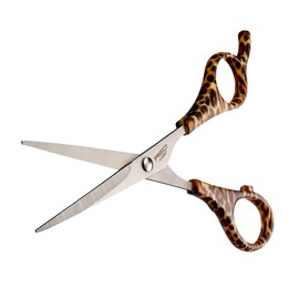 Red by Kiss Straight Hair Cut Shear, Ergonomic Design, Light Weight (Hair Shear, 7") No Extra Maintenance Needed