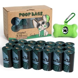 Poop Bags Biodegradable Poop Bags Pick up Pet Dog Waste Bags, 510 Count with 1 Dispenser