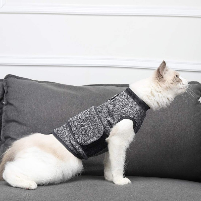 Cat Anxiety Jacket, Cat Anti Anxiety Vest, Thunder Vest for