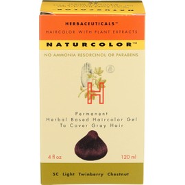 Tinte para cabello Naturcolor 5C, castaño claro Twinberry, 4 onzas