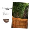 Abaodam 1Pc Round Hot Tub Cover Durable Outdoor Spa Protector