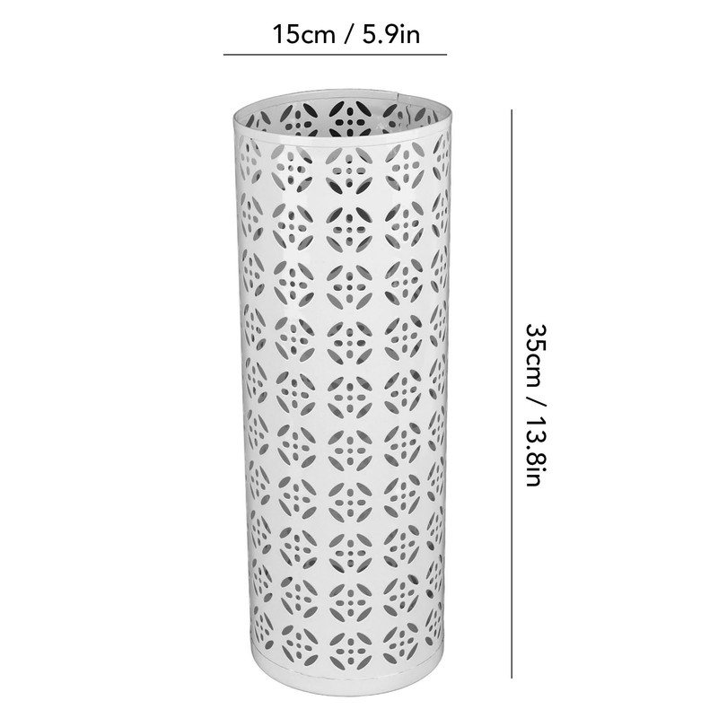 Umbrella Holder Round Rust Proof Stylish Hollow Copper Pattern Metal