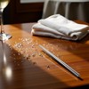 1 Pair Stainless Steel Chopsticks Convenient Anti-Slip Bright-Colored Metal Chopsticks