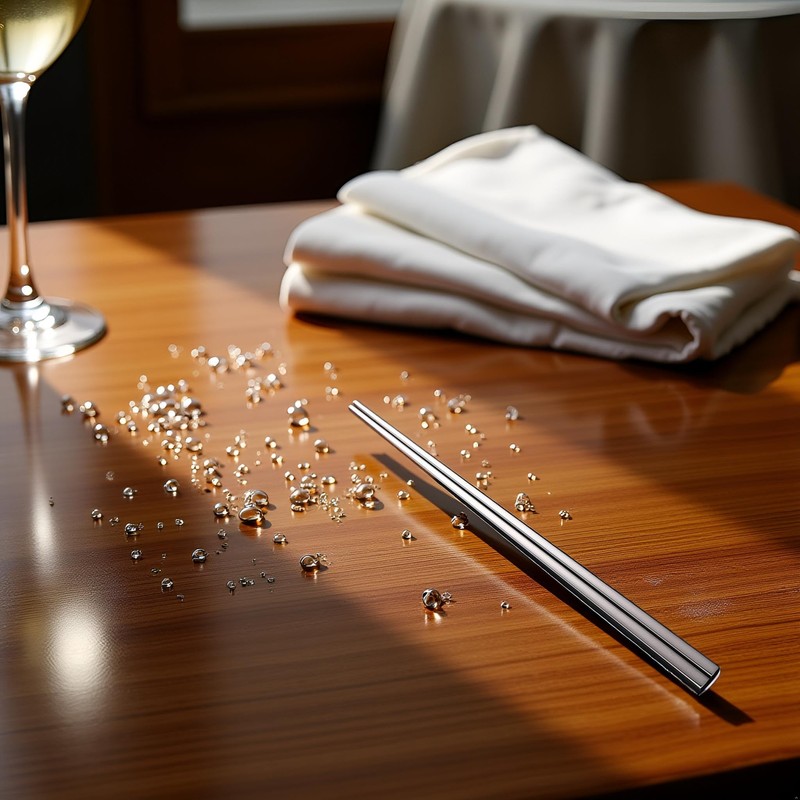 1 Pair Stainless Steel Chopsticks Convenient Anti-Slip Bright-Colored Metal Chopsticks