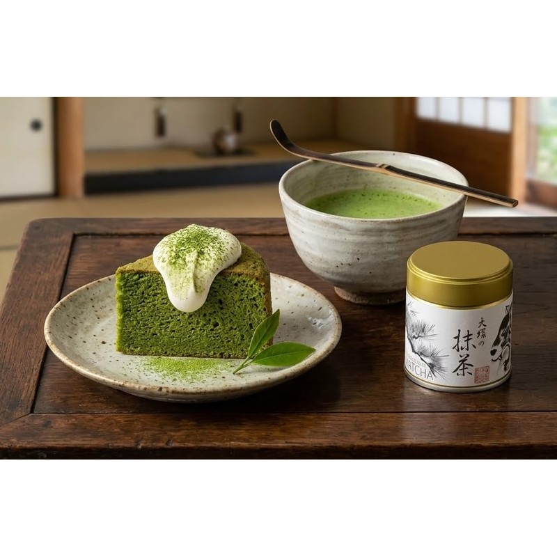 Otsuka Matcha Tea Powder 1.4 oz (40 g) Can Made