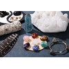 JSDDE 10pcs Mineral Variety Tumbled Crystals Gemstone Reiki Healing Energy
