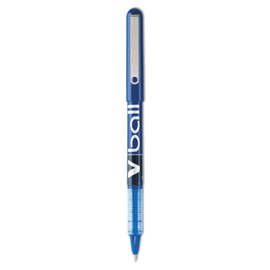 PILOT VBall Liquid Ink Rolling Ball Stick Pens, Extra Fine Point, Blue Ink, 12-Pack (35201)