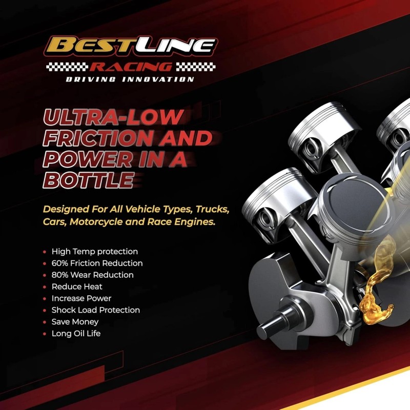 DNL Racing Nano-Lubricant Engine Oil Additive For Gas & Diesel