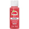 Plaid:Craft Acrylic Paint, Flag Red, 59.1 ml (Pack of 1)