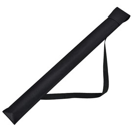 Tiekerbilir Black Billiard Pool Cue Stick Carrying Case Bag for 1/2 Billiard Cue Stick, 1/2 Billiard Cue Stick Case Bag, 32 Inches Long Pool Cue Stick Storage Carrying Bag (Fabric)