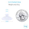 Pawfly Pawfly 20 Pack Clear Suction Cups 2 cm PVC
