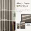 CAPALOCA Pinch Pleated Blackout Curtains 96 Inches Long, Linen Blend,