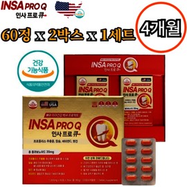 Bone and Teeth Health Insa Pro Q 60 tablets, 2 boxes, 1 set, 4 months, Propolis, Calcium, Manganese, Vitamin C, Flavonoids, direct import from USA / 뼈 치아 건강 인사프로큐 60정 2박스 1세트 4개월 프로폴리스 칼슘 망간 비타민C 플라보노이드 미국 직수입