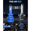 Marsauto D4S D4R Bulbs，500% Brightness, 22000 Lumens 45W 6000K White