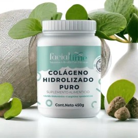 Facial Time 2 Colageno Hid Puro + Ácido Hialurónico 450gr