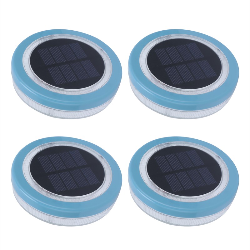 4Pcs Solar Floating Lights Waterproof LED Swimming Pool Lamp Solar